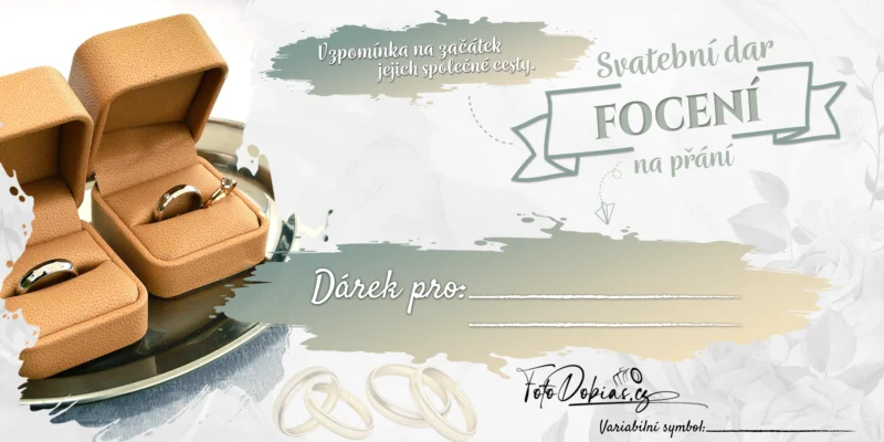 Dárkový voucher jako svatební dar